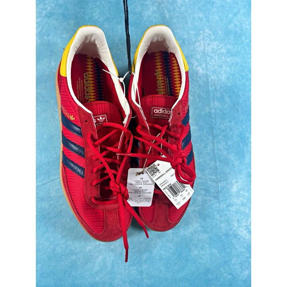 adidas Handball Spezial Collegiate Red/Night Indigo/Bold Gold Suede HQ7260
